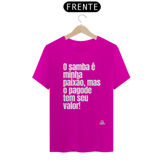 Nome do produto Camiseta de samba com a frase 