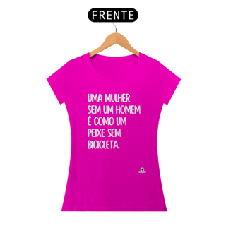 Nome do produto Camiseta feminina com frase engraçada 