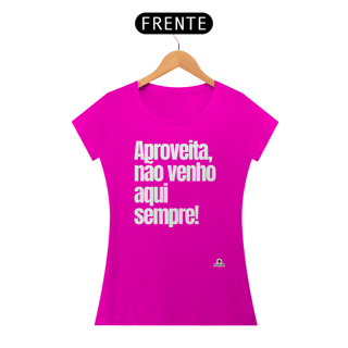 Nome do produto Camiseta feminina de humor com frase 