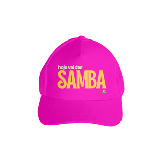 Nome do produto Boné aba curva para ir ao samba com frase 