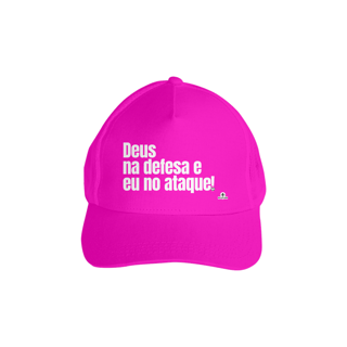 Nome do produto Boné aba curva com a frase 