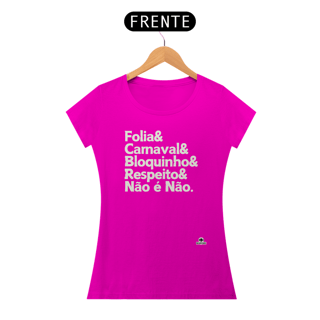 Nome do produto Camiseta baby long para o carnaval com frase 