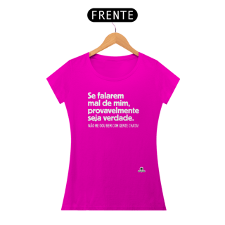 Nome do produto Camiseta feminina com frase de humor 