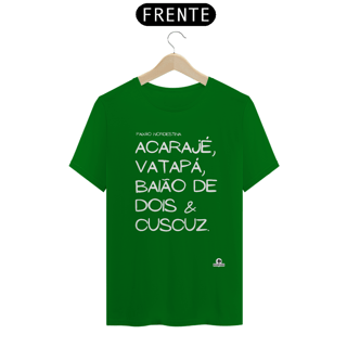 Nome do produto Camiseta de gastronomia 