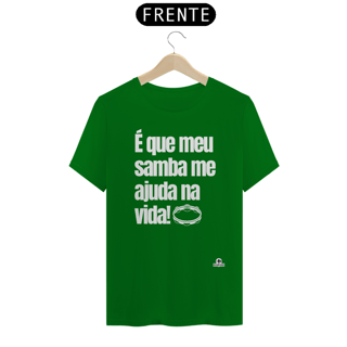 Nome do produto Camiseta de sambista com frase 