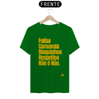 Nome do produto Camiseta para o carnaval com frase 