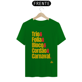 Nome do produto Camiseta para o carnaval com frase 