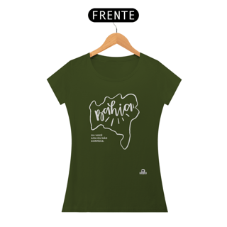 Nome do produto Camiseta com o mapa da Bahia e a frase 