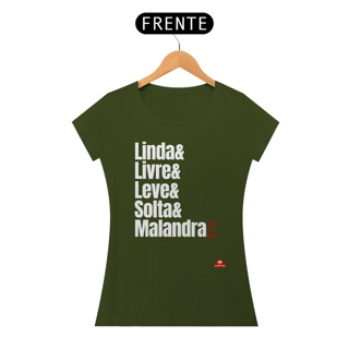 Nome do produto Camiseta feminina com estampa da frase 