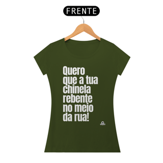 Nome do produto Camiseta feminina com frase engraçada 