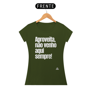 Nome do produto Camiseta feminina de humor com frase 