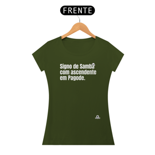 Nome do produto Camiseta feminina musical frase 