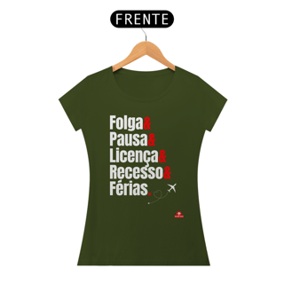 Nome do produto Camiseta feminina de viagem com frase 