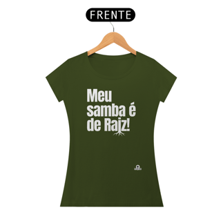 Nome do produto Camiseta feminina de sambista com frase 