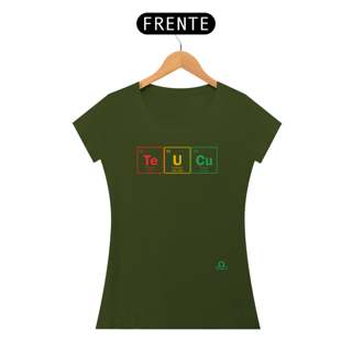 Nome do produto Camiseta feminina engraçada com os elementos da tabela periódia 
