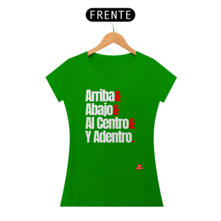 Nome do produto Camiseta feminina sobre o 