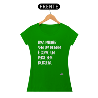 Nome do produto Camiseta feminina com frase engraçada 