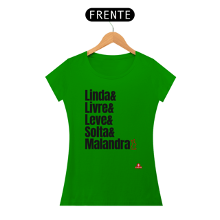 Nome do produto Camiseta feminina com estampa da frase 