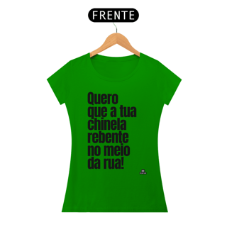 Nome do produto Camiseta feminina com frase engraçada 