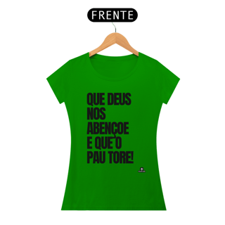 Nome do produto Camiseta feminina com frase de humor 