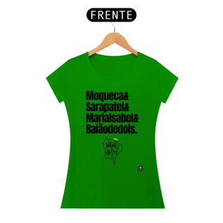 Nome do produto Camiseta feminina de comidas nordestinas 