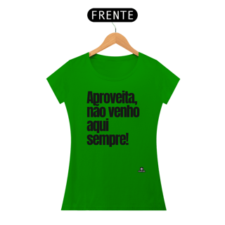 Nome do produto Camiseta feminina de humor com frase 
