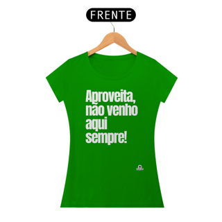 Nome do produto Camiseta feminina de humor com frase 