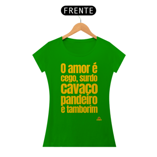 Nome do produto Camiseta feminina samba com frase 