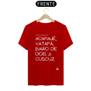 Nome do produto Camiseta de gastronomia 