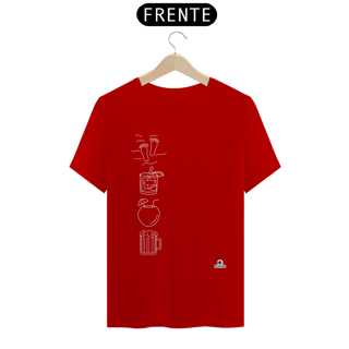 Nome do produto Camiseta samba com estampa que remete à música 