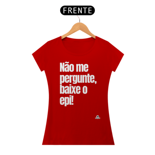 Nome do produto Camiseta feminina de humor com frase 