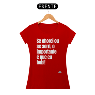 Nome do produto Camiseta feminina com frase engraçada 
