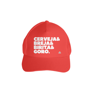 Nome do produto Boné aba curva de cerveja com frase 