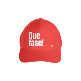 Nome do produto Boné aba curva frase 