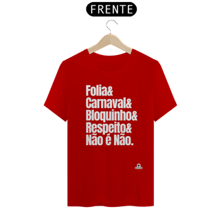 Nome do produto Camiseta para o carnaval com frase 