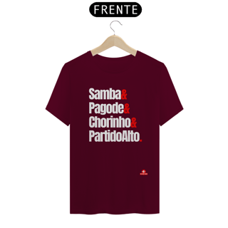 Nome do produto Camiseta de samba com frase 