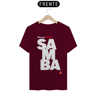 Nome do produto Camiseta de samba e frase 