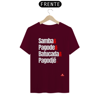 Nome do produto Camiseta de pagode frase 