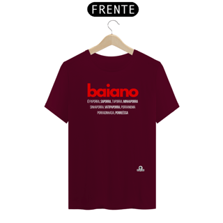 Nome do produto Camiseta da Bahia com as gírias faladas em Salvador.