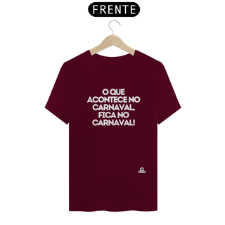 Nome do produto Camiseta de carnaval com frase estampada 