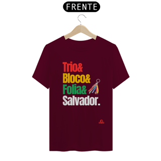 Nome do produto Camiseta para o carnaval de Salvador com frase 