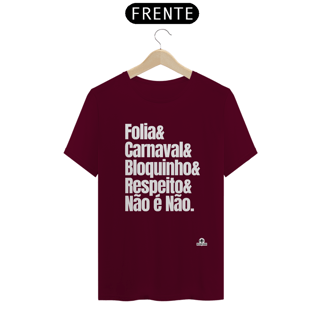 Nome do produto Camiseta para o carnaval com frase 