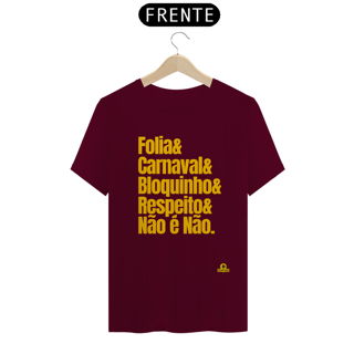 Nome do produto Camiseta para o carnaval com frase 