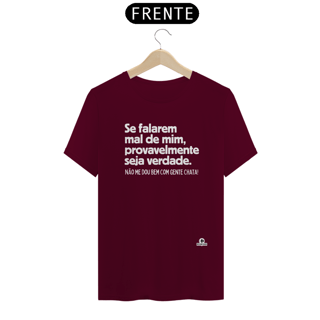 Nome do produto Camiseta com frase de humor 