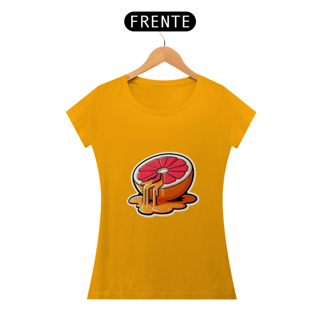 Nome do produto Camiseta Sticker Feminina -  Toranja