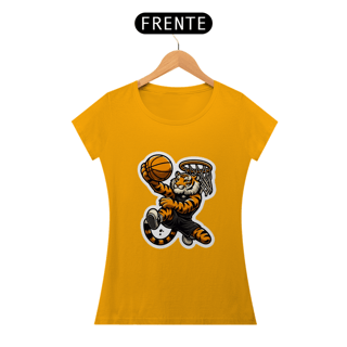 Nome do produto Camiseta Sticker Feminina - Tigre