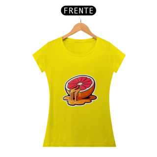 Nome do produto Camiseta Sticker Feminina -  Toranja