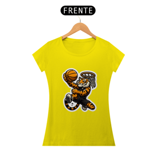 Nome do produto Camiseta Sticker Feminina - Tigre