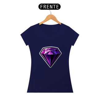 Nome do produto Camiseta Sticker Feminina - Ametista