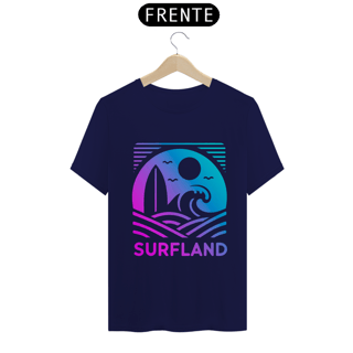 Nome do produto Camiseta Surfland Oficial - Gradient Roxo e azul
